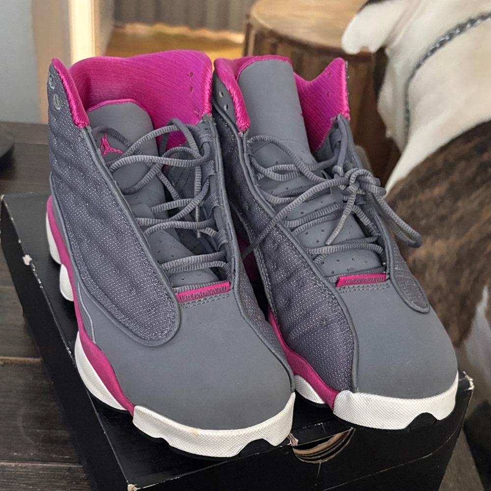 Stylish Gray and Pink Women's Nike  Sneakers